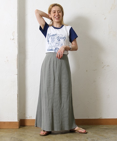 セール】THERMAL LONG SKIRT / サーマルロングスカート
