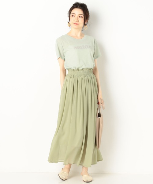 archives（アルシーヴ）の「ロゴシアーT（Tシャツ/カットソー・レディース・ミント/オフホワイト/ブルー/オレンジ・MEDIUM）」の16枚目の写真