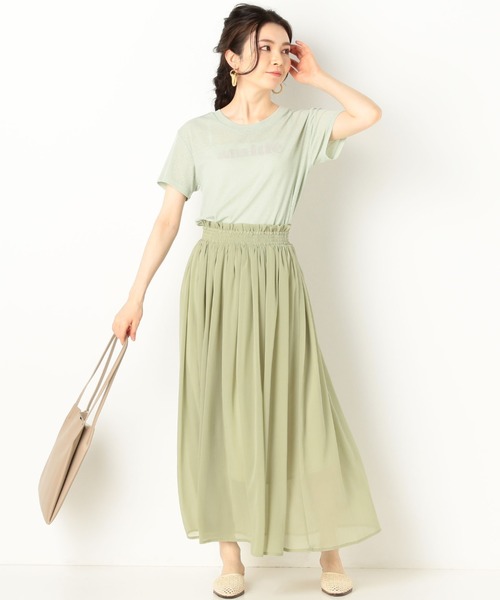 archives（アルシーヴ）の「ロゴシアーT（Tシャツ/カットソー・レディース・ミント/オフホワイト/ブルー/オレンジ・MEDIUM）」の18枚目の写真