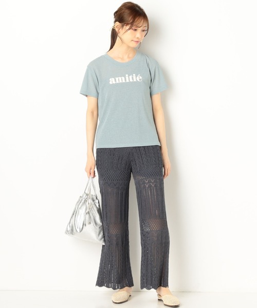archives（アルシーヴ）の「ロゴシアーT（Tシャツ/カットソー・レディース・ミント/オフホワイト/ブルー/オレンジ・MEDIUM）」の15枚目の写真