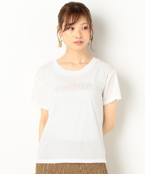 archives（アルシーヴ）の「ロゴシアーT（Tシャツ/カットソー・レディース・ミント/オフホワイト/ブルー/オレンジ・MEDIUM）」の21枚目の写真