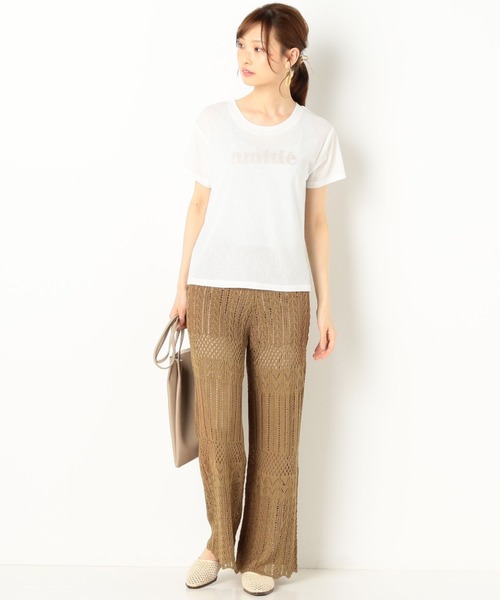 archives（アルシーヴ）の「ロゴシアーT（Tシャツ/カットソー・レディース・ミント/オフホワイト/ブルー/オレンジ・MEDIUM）」の19枚目の写真