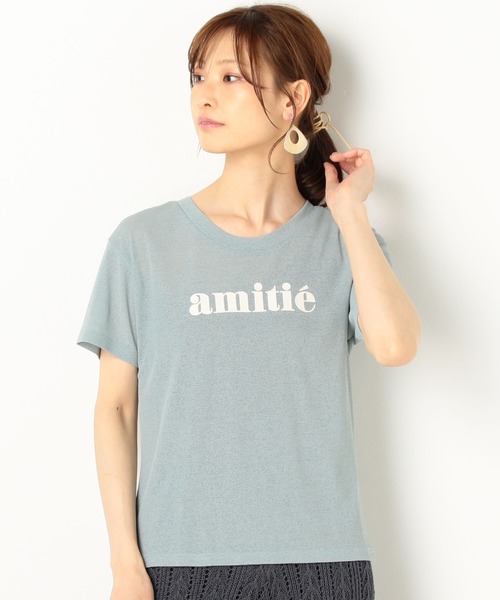 archives（アルシーヴ）の「ロゴシアーT（Tシャツ/カットソー・レディース・ミント/オフホワイト/ブルー/オレンジ・MEDIUM）」の22枚目の写真