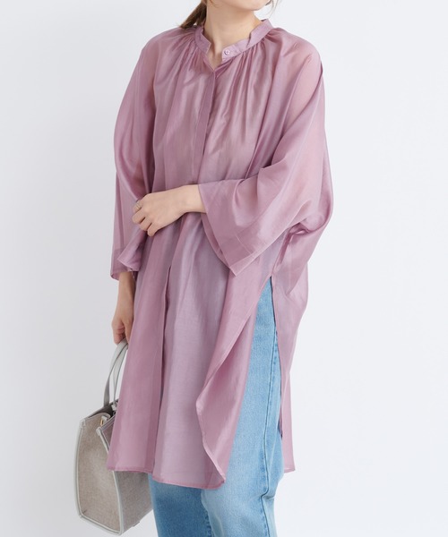 DouDou（ドゥドゥ）の「ポンチョブラウス（シャツ/ブラウス・レディース・ブラウン/ピンク/ベージュ・FREE）」の22枚目の写真