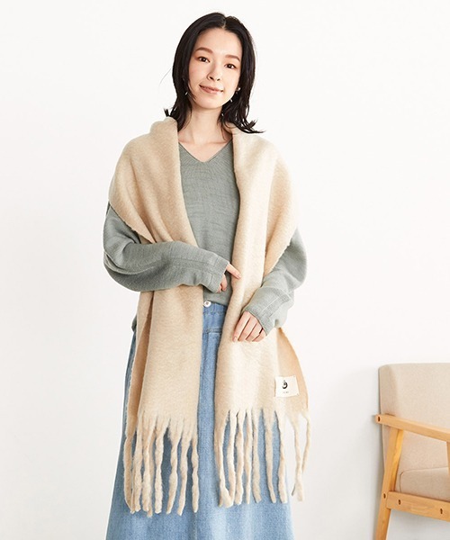 セール ボリューム ストールマフラー ストール ショール Onigiri オニギリ のファッション通販 Zozotown