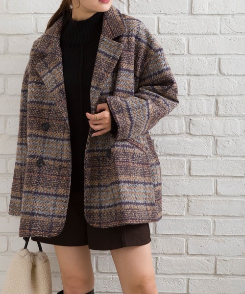 SpRay（スプレイ）の「裏キルトエコウ－ルチェックジャケット