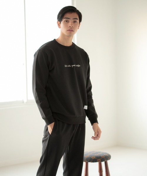 NO COFFEE(ノーコーヒー)の「NO COFFEE/スウェット/921357(スウェット・メンズ・ブラック/ベージュ/ライトグリーン・MEDIUM/LARGE/X-LARGE)」の21枚目の写真