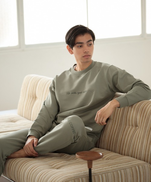 NO COFFEE(ノーコーヒー)の「NO COFFEE/スウェット/921357(スウェット・メンズ・ブラック/ベージュ/ライトグリーン・MEDIUM/LARGE/X-LARGE)」の8枚目の写真