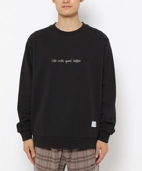NO COFFEE(ノーコーヒー)の「NO COFFEE/スウェット/921357(スウェット・メンズ・ブラック/ベージュ/ライトグリーン・MEDIUM/LARGE/X-LARGE)」の10枚目の写真