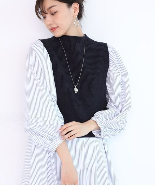 JUSGLITTY（ジャスグリッティー）の「シャツワンピ×ベストセット