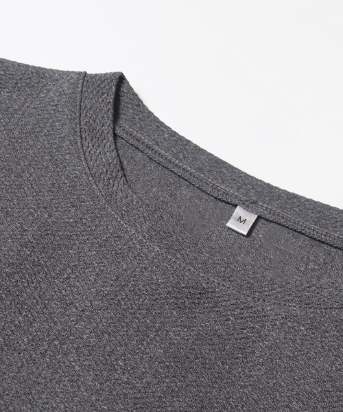 coca（coca）（コカ）の「エンボス加工裾フリル半袖プルオーバー（Tシャツ/カットソー・レディース・ブラック/ピンク系その他/ホワイト/グレー・ONE SIZE/L/S/M）」の13枚目の写真