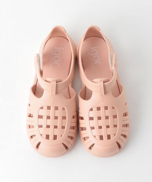 igor（イゴール）の「〔WEB限定〕igor（イゴール）TOBBY 14cm-18cm（サンダル・キッズ・オフホワイト/ライトピンク/ピンク/オリーブ・14cm/15cm/16cm/17cm/18cm）」の4枚目の写真