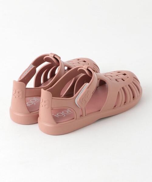 igor（イゴール）の「〔WEB限定〕igor（イゴール）TOBBY 14cm-18cm（サンダル・キッズ・オフホワイト/ライトピンク/ピンク/オリーブ・14cm/15cm/16cm/17cm/18cm）」の10枚目の写真