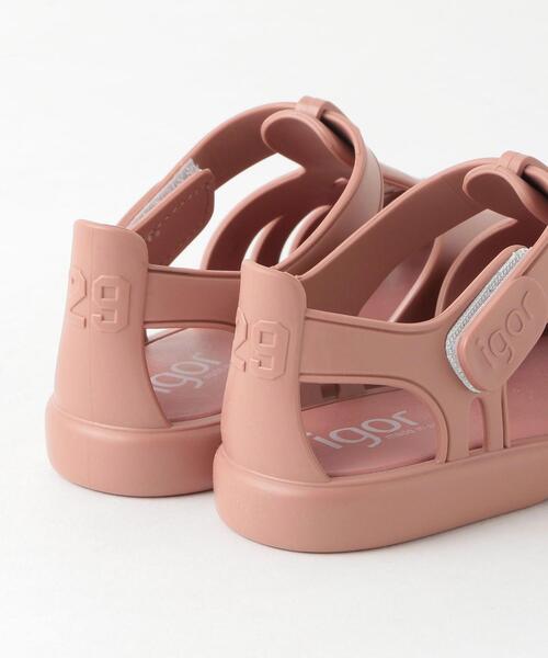 igor（イゴール）の「〔WEB限定〕igor（イゴール）TOBBY 14cm-18cm（サンダル・キッズ・オフホワイト/ライトピンク/ピンク/オリーブ・14cm/15cm/16cm/17cm/18cm）」の6枚目の写真