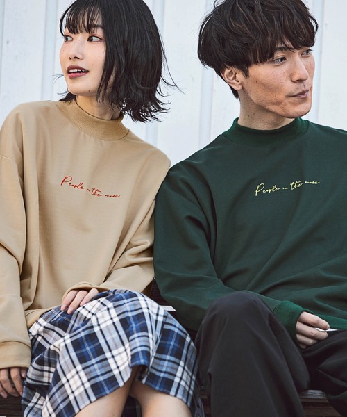 Kappa(カッパ)の「Kappa(カッパ)ポンチモックネックプルオーバー(Tシャツ/カットソー・メンズ・グリーン/ブラック/ホワイト/ベージュ・L/S/M)」の4枚目の写真