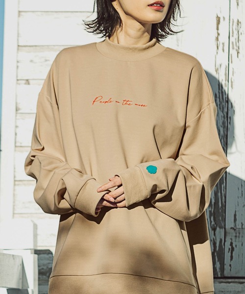 Kappa(カッパ)の「Kappa(カッパ)ポンチモックネックプルオーバー(Tシャツ/カットソー・メンズ・グリーン/ブラック/ホワイト/ベージュ・L/S/M)」の7枚目の写真
