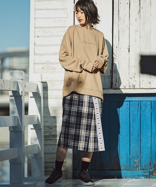 Kappa(カッパ)の「Kappa(カッパ)ポンチモックネックプルオーバー(Tシャツ/カットソー・メンズ・グリーン/ブラック/ホワイト/ベージュ・L/S/M)」の8枚目の写真