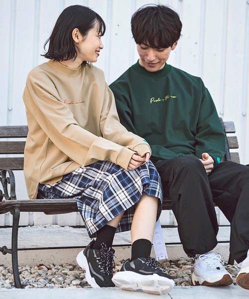 Kappa(カッパ)の「Kappa(カッパ)ポンチモックネックプルオーバー(Tシャツ/カットソー・メンズ・グリーン/ブラック/ホワイト/ベージュ・L/S/M)」の11枚目の写真