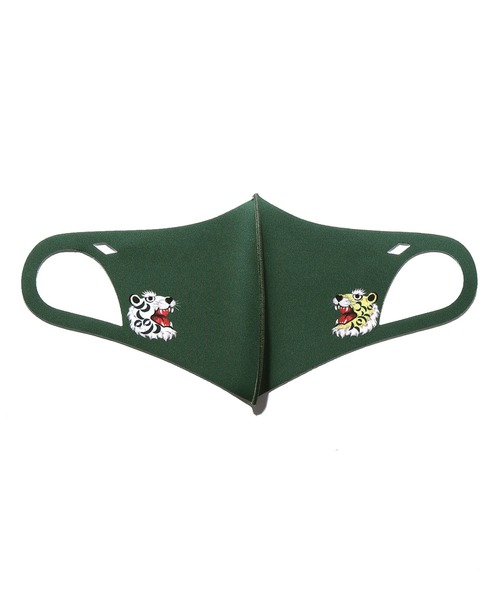 ROOPTOKYO（ループトウキョウ）の「スカジャン柄 ワンポイントロゴ 3D立体マスク（マスク・メンズ・オリーブ/ブラック/ブラウン/ネイビー・ONE SIZE）」の11枚目の写真