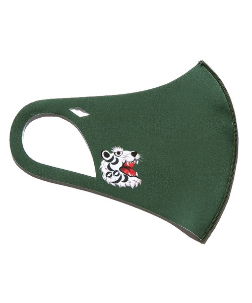 ROOPTOKYO（ループトウキョウ）の「スカジャン柄 ワンポイントロゴ 3D立体マスク（マスク・メンズ・オリーブ/ブラック/ブラウン/ネイビー・ONE SIZE）」の5枚目の写真