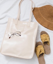 WEGO/マルチポケットPU撥水トートバッグ