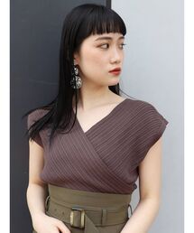 MURUA | コンパクトカシュクールニット(ニット/セーター)