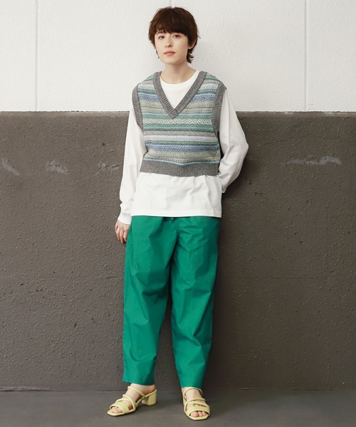 niko and...（ニコアンド）の「オリジナルナローミュールサンダル（サンダル・レディース・イエロー/ライトベージュ/ブラック・LARGE/MEDIUM）」の14枚目の写真