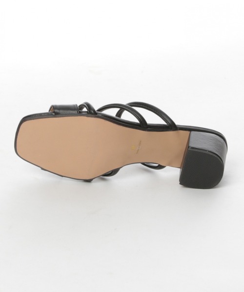 niko and...（ニコアンド）の「オリジナルナローミュールサンダル（サンダル・レディース・イエロー/ライトベージュ/ブラック・LARGE/MEDIUM）」の4枚目の写真