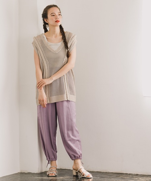 niko and...（ニコアンド）の「オリジナルナローミュールサンダル（サンダル・レディース・イエロー/ライトベージュ/ブラック・LARGE/MEDIUM）」の18枚目の写真