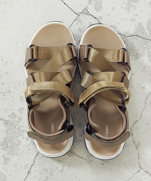 COMME CA ISM（コムサイズム）の「テープ　サンダル（サンダル・レディース・ブラック/ベージュ・23.5cm/24.5cm）」の12枚目の写真