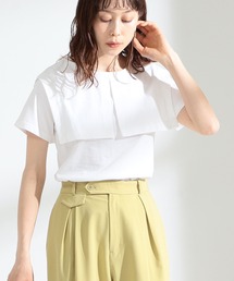 Ray BEAMS | Ray BEAMS / セーラーカラー ハーフスリーブ Tシャツ(Tシャツ/カットソー)