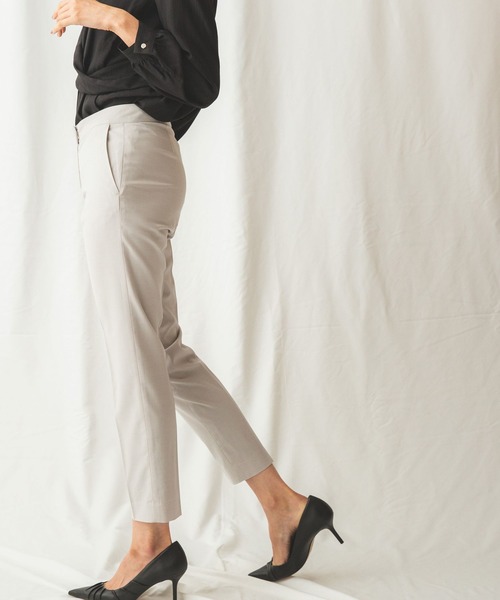 NARACAMICIE(ナラカミーチェ)の「キュプラポリエステルパンツ(その他パンツ・レディース・ネイビー/グレー/ブラック・MEDIUM/LARGE/SMALL)」の12枚目の写真