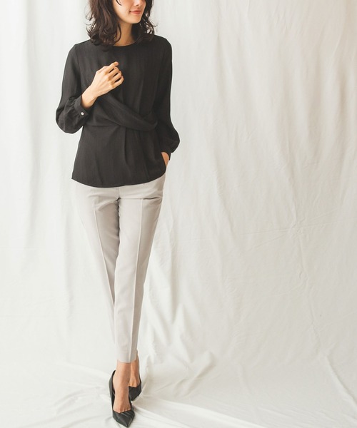 NARACAMICIE(ナラカミーチェ)の「キュプラポリエステルパンツ(その他パンツ・レディース・ネイビー/グレー/ブラック・MEDIUM/LARGE/SMALL)」の10枚目の写真