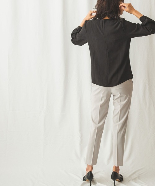 NARACAMICIE(ナラカミーチェ)の「キュプラポリエステルパンツ(その他パンツ・レディース・ネイビー/グレー/ブラック・MEDIUM/LARGE/SMALL)」の8枚目の写真