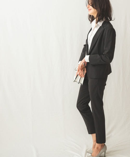 NARACAMICIE(ナラカミーチェ)の「キュプラポリエステルパンツ(その他パンツ・レディース・ネイビー/グレー/ブラック・MEDIUM/LARGE/SMALL)」の14枚目の写真