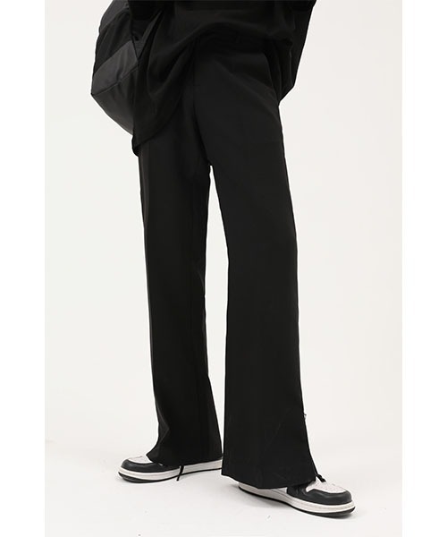 MASONPRINCE（メイソンプリンス）の「【MASONPRINCE】Side slit flared slacks SK2031（スラックス・メンズ・ブラック/ベージュ・S/M/L/XL）」の2枚目の写真