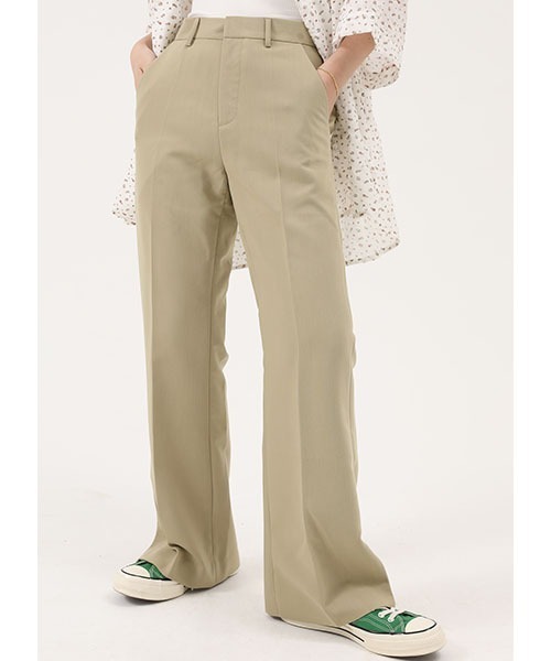 MASONPRINCE（メイソンプリンス）の「【MASONPRINCE】Side slit flared slacks SK2031（スラックス・メンズ・ブラック/ベージュ・S/M/L/XL）」の5枚目の写真