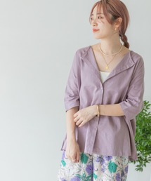 綿麻2WAYチュニック