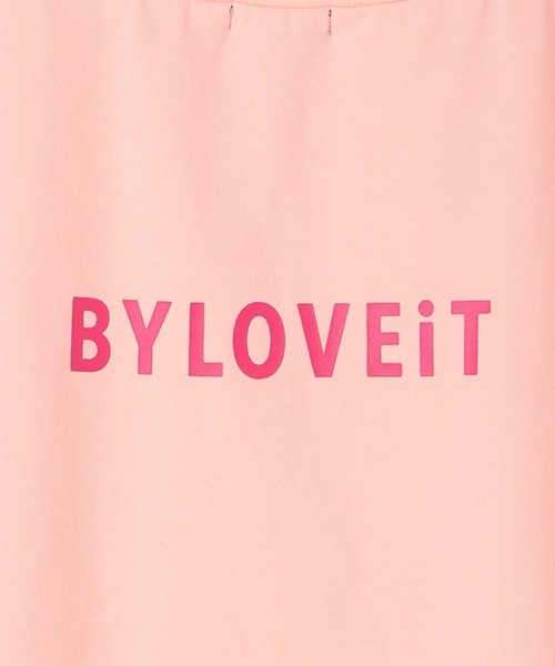 by LOVEiT(バイラビット)の「裾結びカップケーキロゴプリント半袖Tシャツ(Tシャツ/カットソー・キッズ・ラベンダー/ピンク/エメラルド・120cm/130cm/140cm/150cm/160cm)」の13枚目の写真