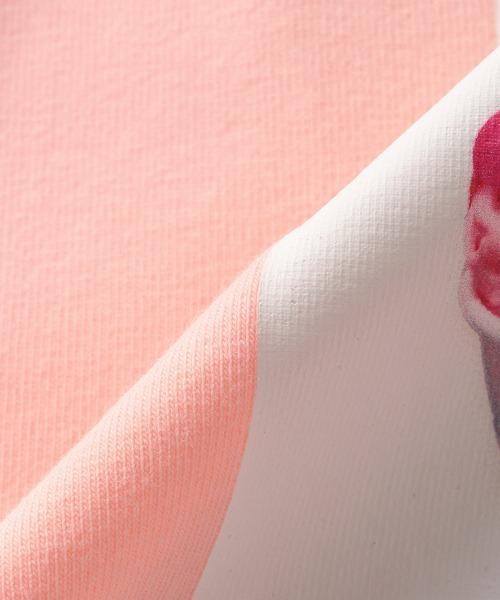 by LOVEiT(バイラビット)の「裾結びカップケーキロゴプリント半袖Tシャツ(Tシャツ/カットソー・キッズ・ラベンダー/ピンク/エメラルド・120cm/130cm/140cm/150cm/160cm)」の14枚目の写真