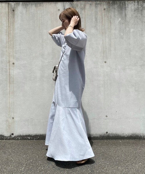 DouDou（ドゥドゥ）の「【WEB限定】バルーンスリーブ裾切替