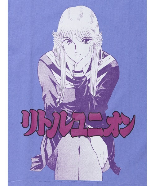 LITTLE UNION(リトルユニオン)の「【カメレオン meets LITTLE UNION】ジュンナ S/S TEE(Tシャツ/カットソー・メンズ・パープル/ホワイト/カーキ・MEDIUM/LARGE)」の9枚目の写真