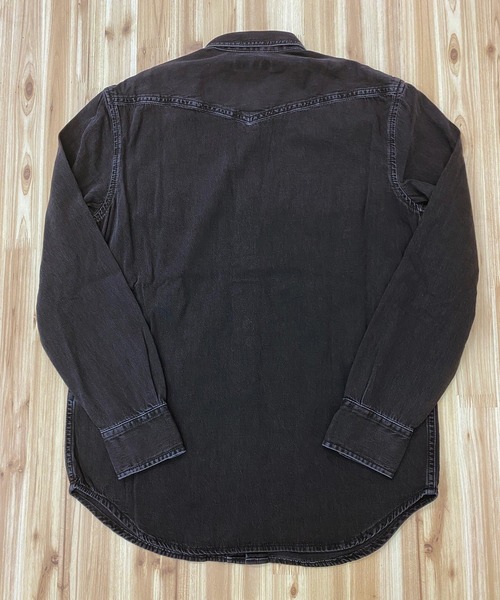 DIESEL（ディーゼル）の「ウォッシュ加工長袖デニムシャツ　D-ROOKE（シャツ/ブラウス・メンズ・ブラック/インディゴブルー・S/L/X-SMALL/M/XL/XXL）」の11枚目の写真