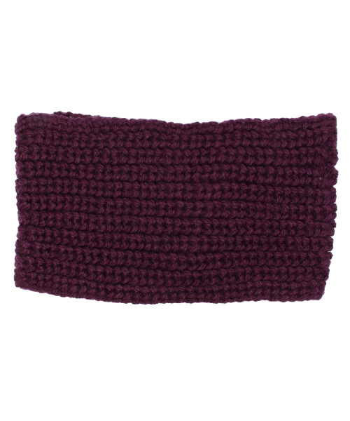 チャイハネ（チャイハネ）の「【チャイハネ】ナチューレニットヘアバンド（ヘアバンド・レディース・パープル/マスタード/グレー/レッド/ラベンダー/チャコールグレー・FREE）」の7枚目の写真