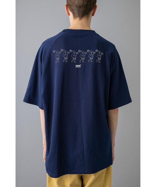 DISCUS ATHLETIC（ディスカス　アスレチック）の「＜DISCUS × monkey time＞ ICON BACK PRINT TEE/Tシャツ（Tシャツ/カットソー・メンズ・ナチュラル/ネイビー・MEDIUM/LARGE/SMALL）」の9枚目の写真