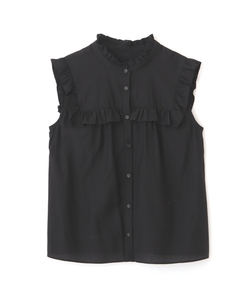 PROPORTION BODY DRESSING(プロポーションボディドレッシング)の「フリルブラウス / 1211210701(シャツ/ブラウス・レディース・ブラック/ホワイト系その他/ブラウン系その他・FREE)」の9枚目の写真