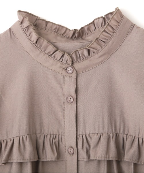 PROPORTION BODY DRESSING(プロポーションボディドレッシング)の「フリルブラウス / 1211210701(シャツ/ブラウス・レディース・ブラック/ホワイト系その他/ブラウン系その他・FREE)」の16枚目の写真