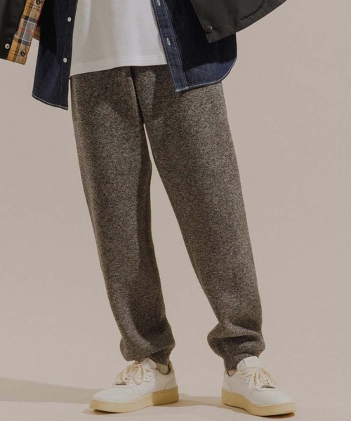 ADAM ET ROPE'（アダムエロペ）の「杢スウェット ニットパンツ/ヘビーウェイト/UNISEX（その他パンツ・メンズ・グレー/ベージュ/ブラック系その他2・L/S/M）」の2枚目の写真