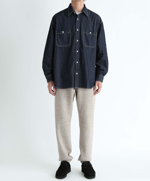 ADAM ET ROPE'（アダムエロペ）の「杢スウェット ニットパンツ/ヘビーウェイト/UNISEX（その他パンツ・メンズ・グレー/ベージュ/ブラック系その他2・L/S/M）」の4枚目の写真