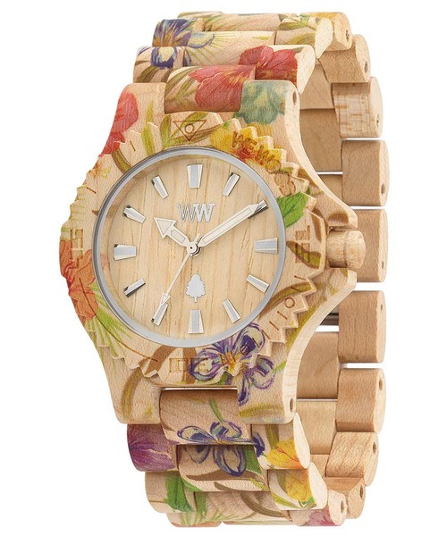 Wewood（ウィーウッド）の「【WEWOOD】DATE イタリア発・天然木を使用した腕時計 生活防水機能付（アナログ腕時計・メンズ・ブラウン/ベージュ系2/その他2/ベージュ/その他1・FREE）」の7枚目の写真